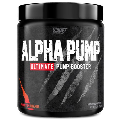 До і після тренування Nutrex Research Alpha Pump - Phantom Orange - 176 г