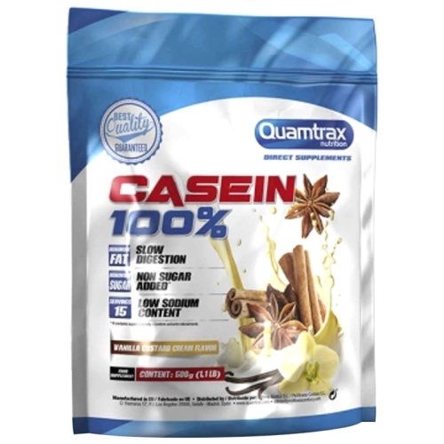 Протеин Quamtrax 100% Casein 500 г - ванильный крем
