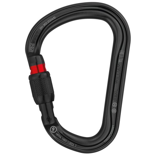Карабин Petzl  William scew lock black