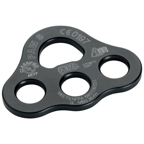 Такелажна пластина Petzl Paw S black