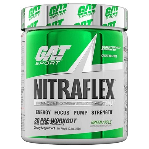 Предтренировочный комплекс GAT Nitraflex 300 г - голубая малина