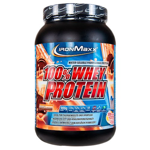 Протеин IronMaxx 100% Whey Protein - 900 г (банка) - Шоколад - кокос