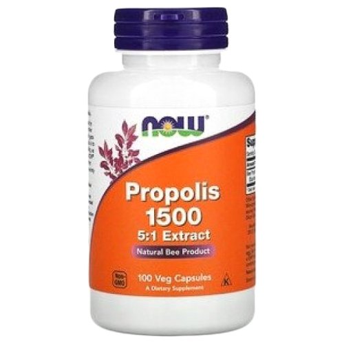 Вітаміни NOW Propolis 1500 - 100 веган капс