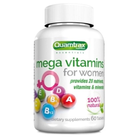 Вітаміни Quamtrax Mega Vitamins for Women - 60 таб