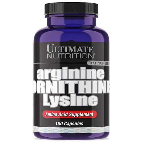 Амінокислота Ultimate Nutrition Arginine ORNITHINE Lysine - 100 капс