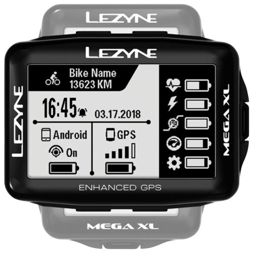 GPS компьютер Lezyne MEGA XL GPS HR/ProSC LOADED Чорний Y14