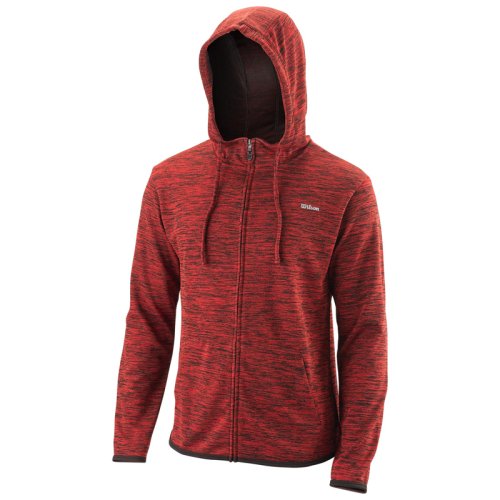 Кофта Wilson m TRAINING HOODED JKT II BK/RD