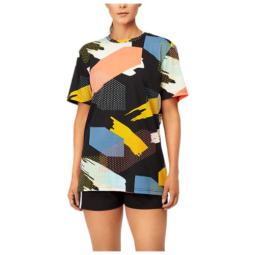 Футболка Asics ALL OVER PRINT SS TOP BLK M