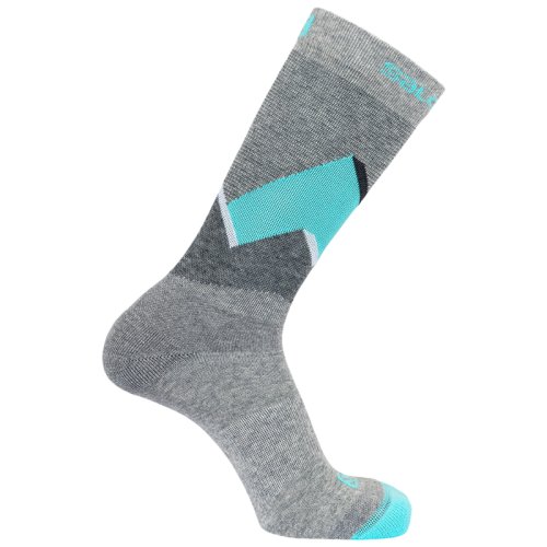 Носки Salomon Outline Prism Crew 2-pack Grey/Pastel Turq