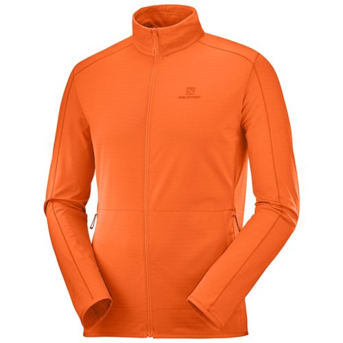 Флис Salomon OUTRACK FULL ZIP MID M Red Orange