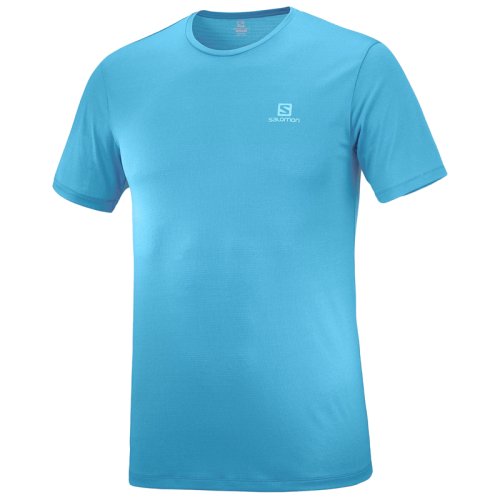 Футболка Salomon AGILE TRAINING TEE M Barrier Reef/Red