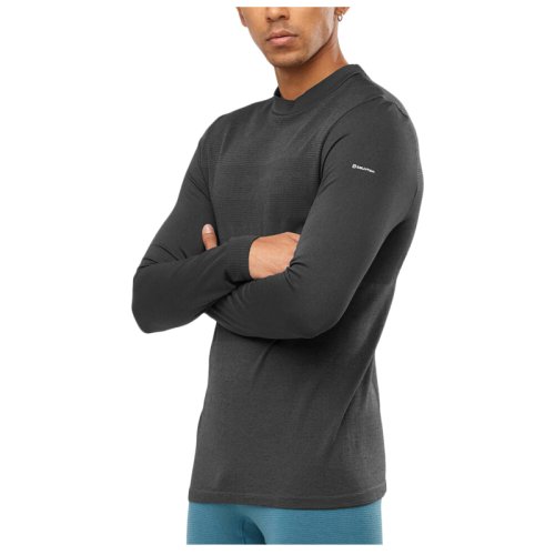 Термо Реглан Salomon SNTIAL WOOL LS TOP M Black/Heather