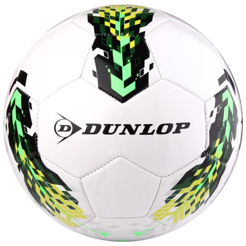 Футбольный мяч Dunlop  Soccer ball белый+зеленый