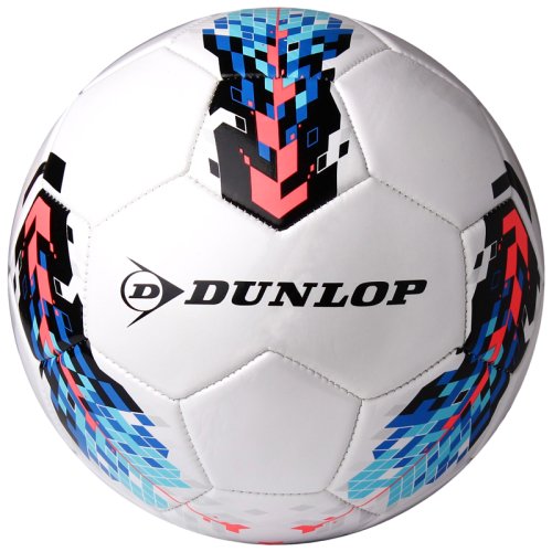 Футбольный мяч Dunlop  Soccer ball белый+синий