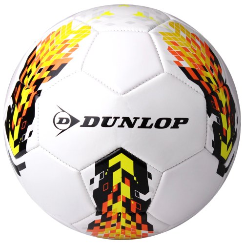 Футбольный мяч Dunlop  Soccer ball белый+желтый