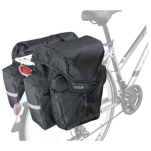 Сумка туристична на багажник KLS Adventure 40 (40 л) чорний