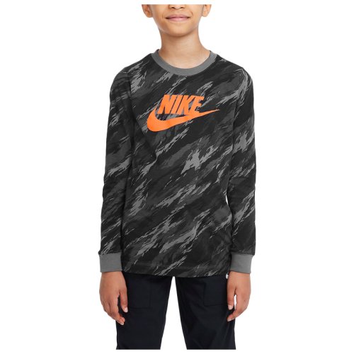 Футболка с длин.рук NIKE B NSW LS TEE CAMO AOP FUTURA