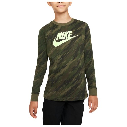 Футболка с длин.рук NIKE B NSW LS TEE CAMO AOP FUTURA