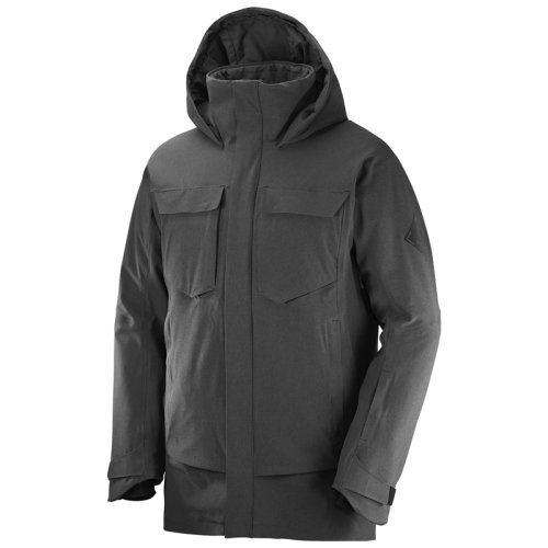 Куртка г/л Salomon STANCE CARGO JACKET M Black / Heather