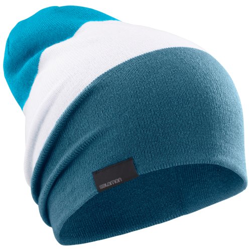 Шапка Salomon FLATSPIN REVERSIBLE BEANI Barr Reef/Wh/M