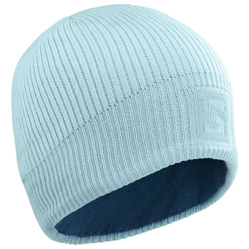 Шапка Salomon LOGO BEANIE Crystal Blue/DELPHINIUM BLUE