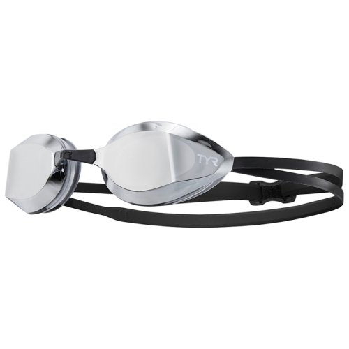 Очки для плавания  TYR Edge-X Racing Mirrored, Silver/Black (043)