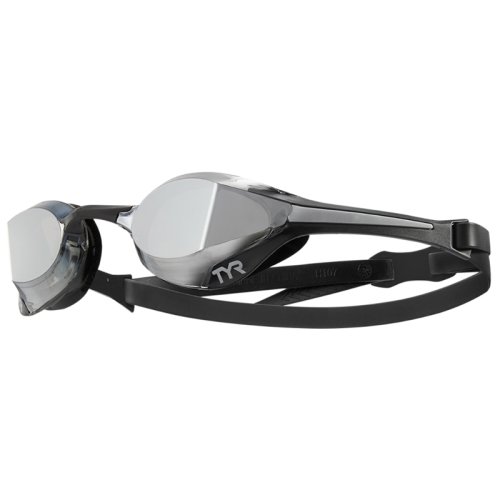 Очки для плавания  TYR Tracer-X Elite Mirrored Racing, Silver/ Black (043)