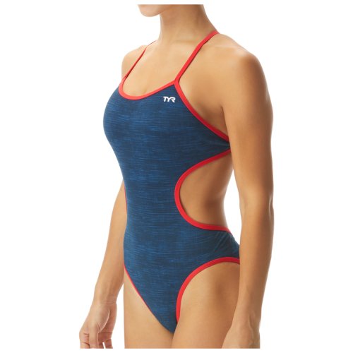 Цельный купальник  TYR Sandblasted Monofit, Navy (401), 30