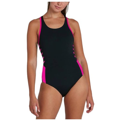 Купальник Speedo BOOM LOGO SPL MUSCLEBACK AF BLACK/PINK