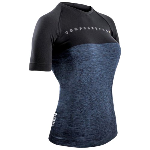 Футболка Сompressport Training Tshirt SS W - Black Edition 2018