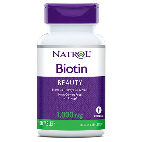 Витамины Natrol Biotin 1000mcg - 100 таб