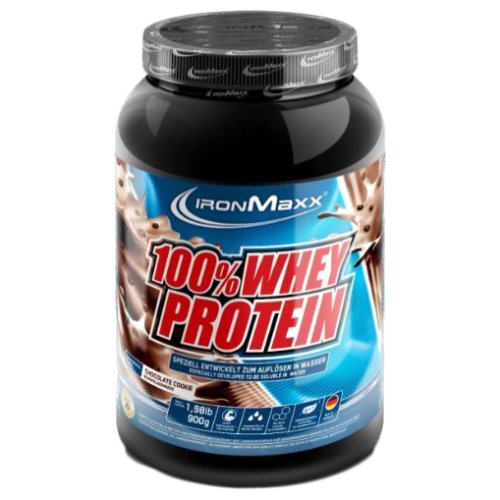 Протеин IronMaxx 100% Whey Protein - 900 г (банка) - Шоколадное печенье