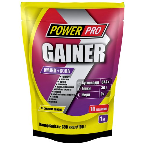 Гейнер Power Pro Gainer, 4 кг - шоколад