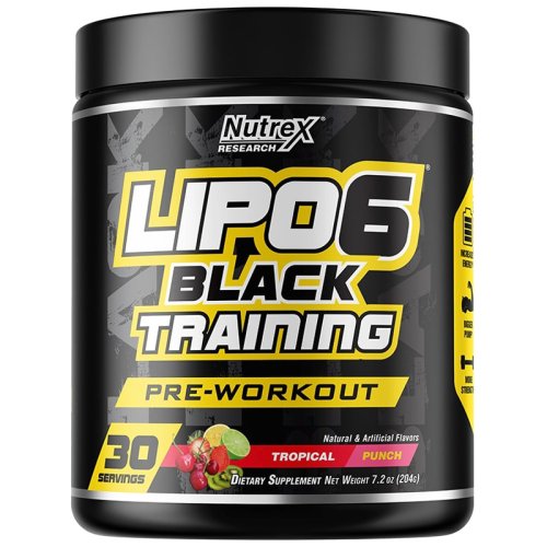 Предтренировочный комплекс  Nutrex Research  Lipo 6 Black Training Pre-Workout 189 г - Tropical Punch