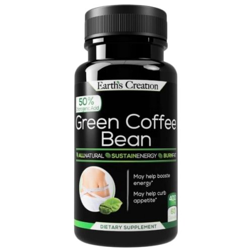 Добавка для активного долголетия Earth‘s Creation Green Coffee G50 400 mg - 60 капс