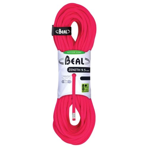 Веревка BEAL ZENITH 9.5MMX50M SOLID PINK