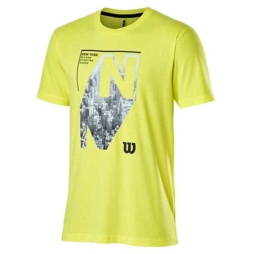Футболка Wilson NYC AERIAL TECH TEE YEL