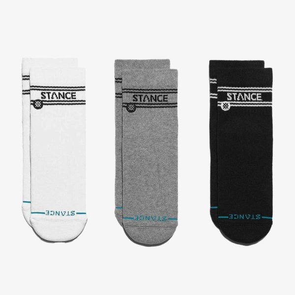 Шкарпетки STANCE BASIC 3 PACK QUATER MULTI S