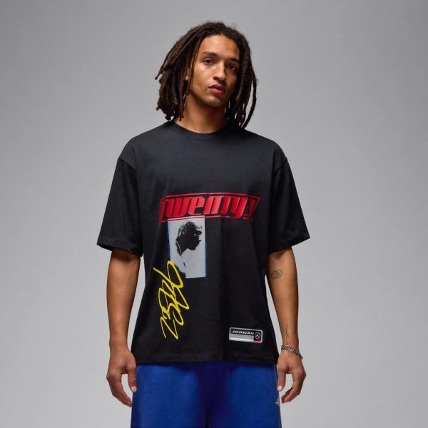 Чоловіча футболка JORDAN M J FLT ESS OVSZ SS CREW