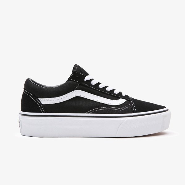 Жіночі кеди VANS OLD SKOOL PLATFORM BLACK / WHITE