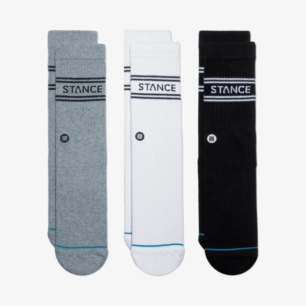 Шкарпетки STANCE BASIC 3 PACK CREW MULTI S