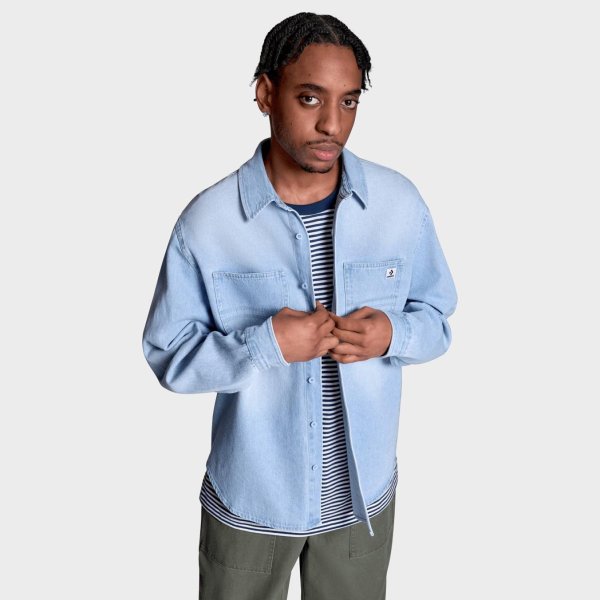 Чоловіча сорочка converse LS DENIM SHIRT