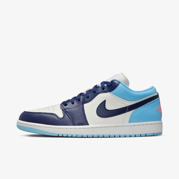 Чоловічі кросівки AIR JORDAN 1 LOW BLUE CHILL