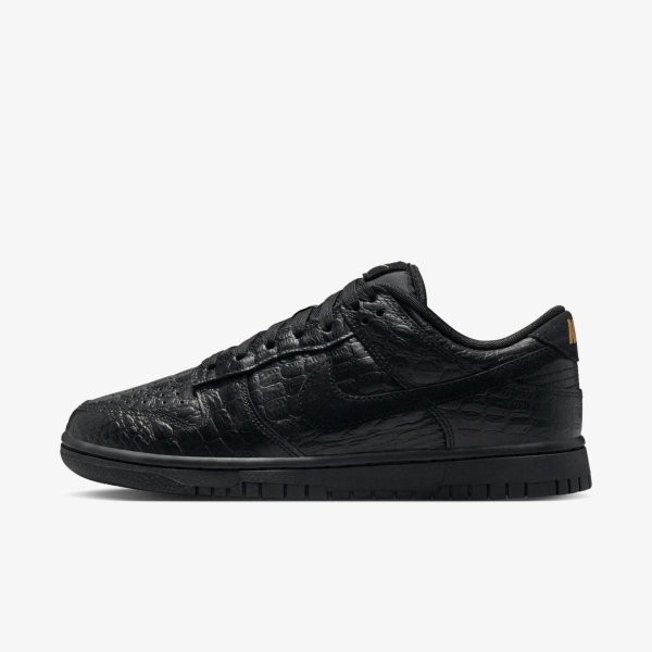 Жіночі кросівки NIKE WMNS DUNK LOW BLACK CROC SKIN