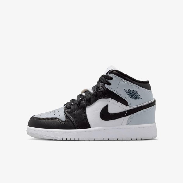 Дитячі кросівки AIR JORDAN 1 MID BLACK / SQUADRON BLUE (GS)