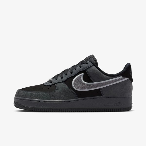 Чоловічі кросівки NIKE AIR FORCE 1 07 LV8 BLACK / SMOKE GREY