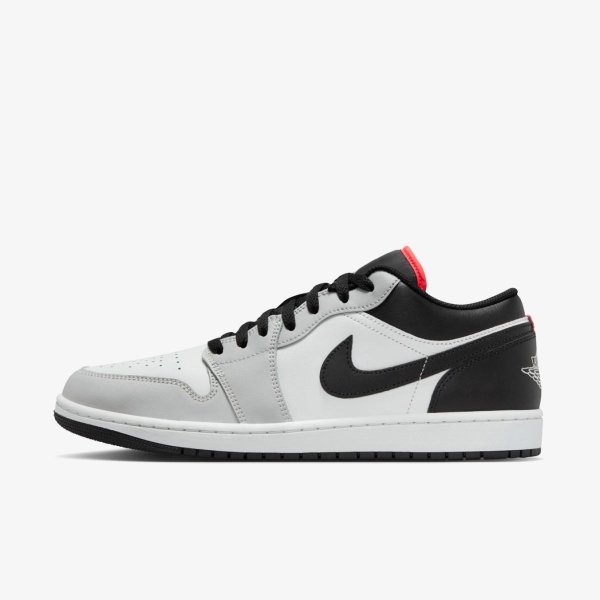 Чоловічі кросівки AIR JORDAN 1 LOW NEUTRAL GREY / INFRARED