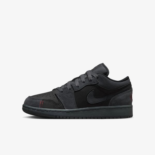 Дитячі кросівки AIR JORDAN 1 LOW SE CRAFT DARK SMOKE (GS)