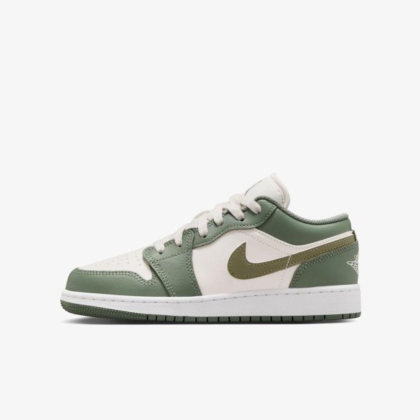 Дитячі кросівки AIR JORDAN 1 LOW VINTAGE LICHEN (GS)