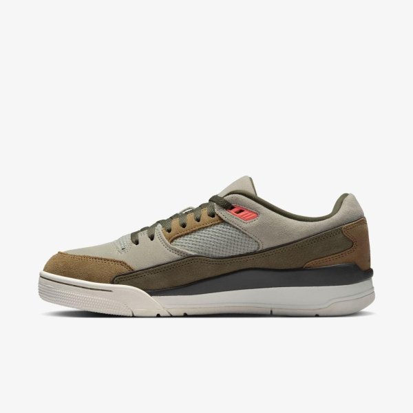 Чоловічі кросівки JORDAN FLIGHT COURT MEDIUM OLIVE / SEAWEED BROWN